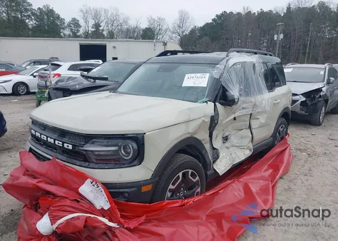 2024 Ford Bronco Sport Outer Banks z USA, uszkodzony, nr VIN 3FMCR9C63RRF59994